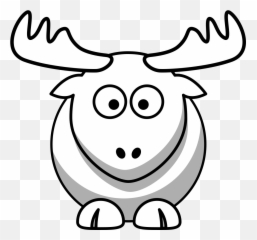 Elk Outline Png Svg Clip Art For Web - Download Clip Art Draw A Easy Elk Emoji,Elk Emoji