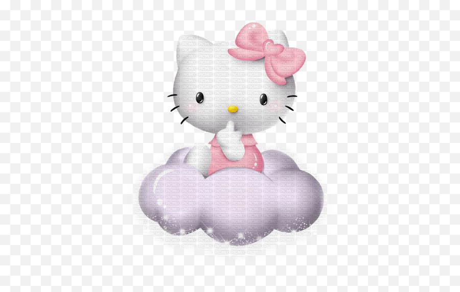 Hello Kitty 3d Nuage Cloud Cute Mignon Debutante - Picmix Soft Emoji,Hello Kitty Emoticon Stamp