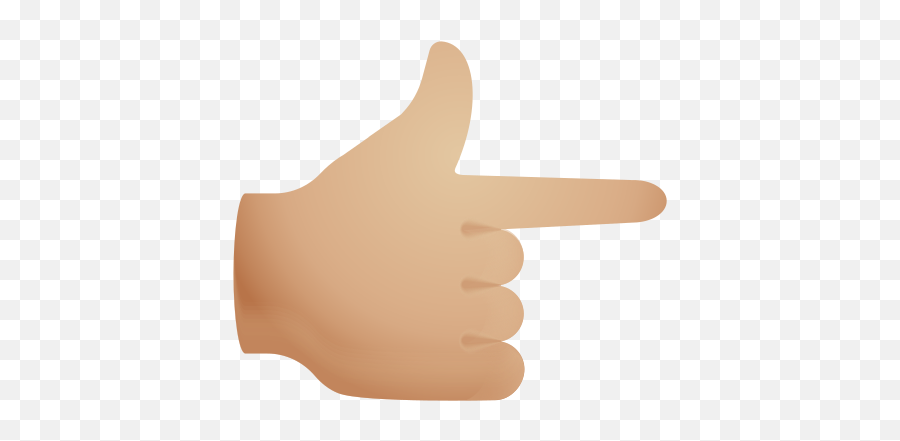 Backhand Index Pointing Right Medium - Sign Language Emoji,Emoticon Dedo Indice