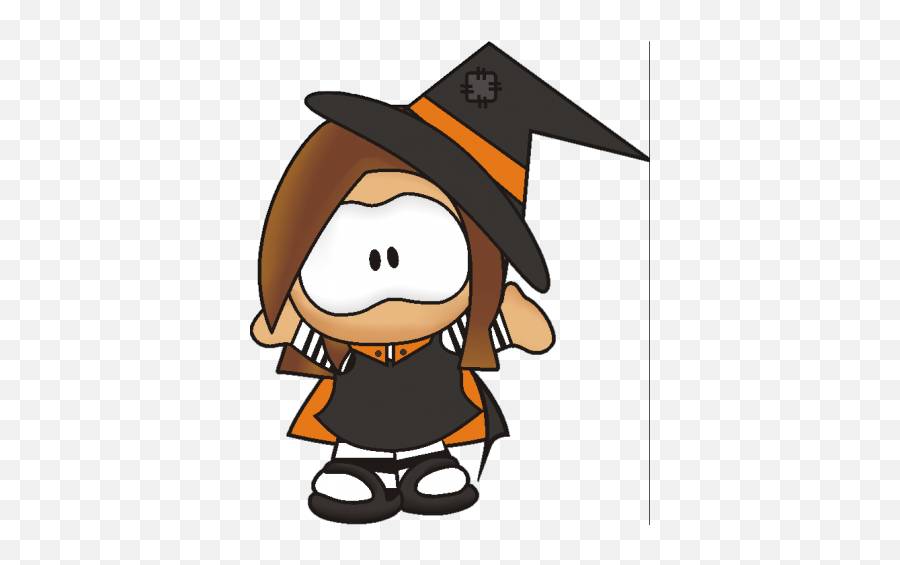 Download Halloween Free Png Transparent Image And Clipart - Girl Halloween Cartoon Png Emoji,Cartoon Scary Halloween Emoticon