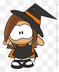 Download Halloween Free Png Transparent Image And Clipart - Girl Halloween Cartoon Png Emoji,Cartoon Scary Halloween Emoticon