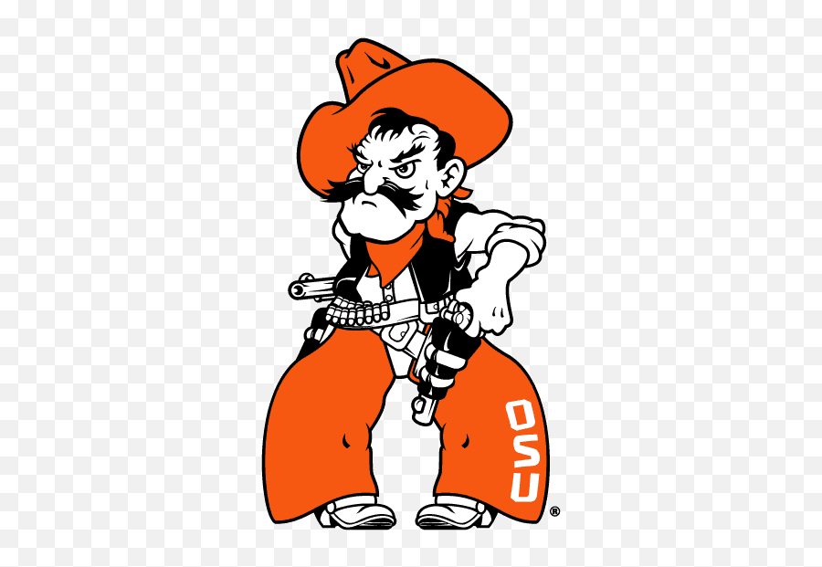 Russ Pennell Long Distance Jayhawk - Pistol Pete Oklahoma State University Logo Emoji,Jayhawk Emoji