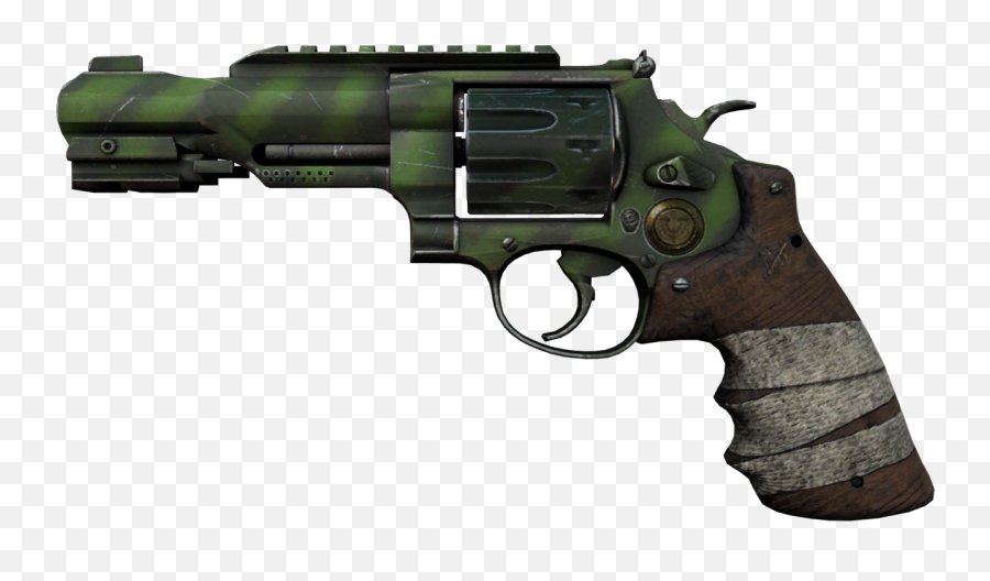 R8 Revolver Survivalist Emoji,Diagonal Gun Emoji