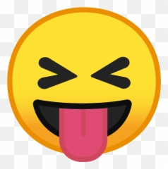Emoji Face Tongue Smiley - Eyes Closed Tongue Out Emoji,Emoji Movie Preview