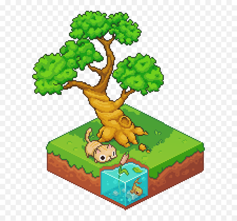 Pixel Art Isometric Tree - Pixel Art Isometric Trees Emoji,Download Hawkeye Emoji