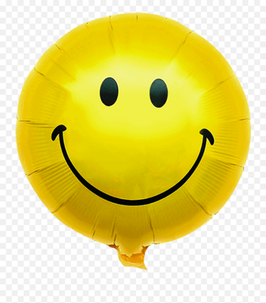 Emoji Face Smile Balloon Sticker - Happy,Shiny Emoji