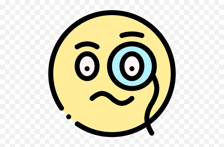 Observing - Icon Emoji,Binocular Emoticon