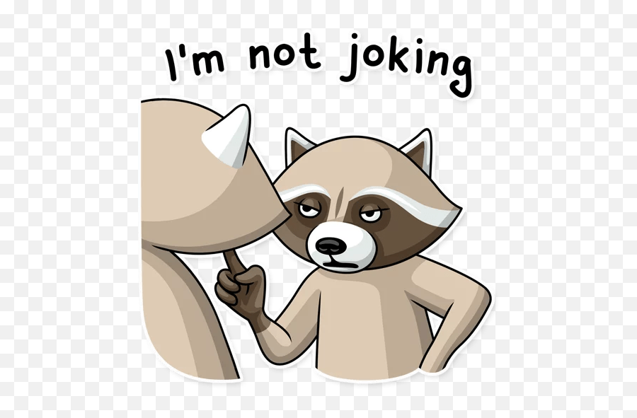 Criminal Raccoon Stickers - Happy Emoji,Raccoon Emoji Icon