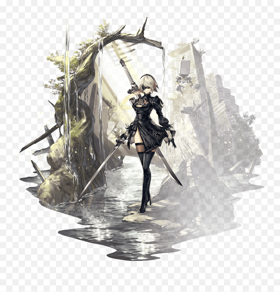 Last Cloudia X Nierautomata Collab Site - Nier Automata 2b Last Cloudia Emoji,Chara Emotions