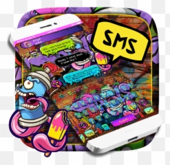 Street Graffiti Sms Keyboard For - Keyboard Grafiti Oppo Emoji,Go Sms Emojis