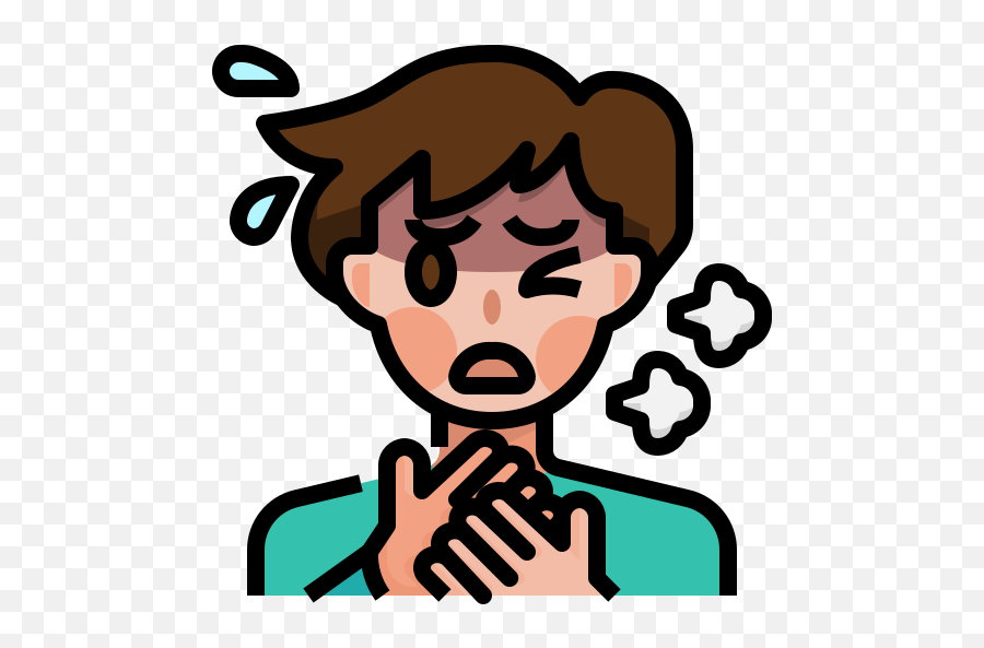 Shortness Breath Free Icon Of Covid 19 - Hard To Breath Png Emoji,Emoticon Breath