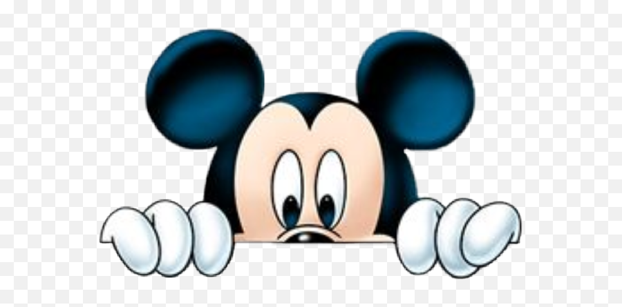 Popular And Trending - Mickey Peeking Emoji,Peeping Emoji