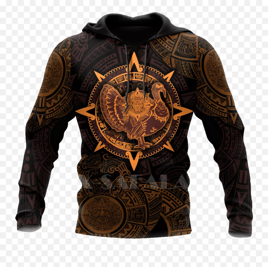 Aztec Mayan Aztec Turkey Thanksgiving 3d Print Hoodie Man Emoji,3d Model Of Emotion