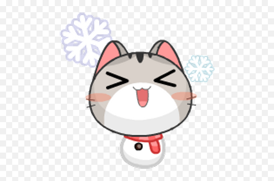 Sticker Maker - Gojill The Meow Emoji Christmas 1,Christmas Emojis Animal Emojis