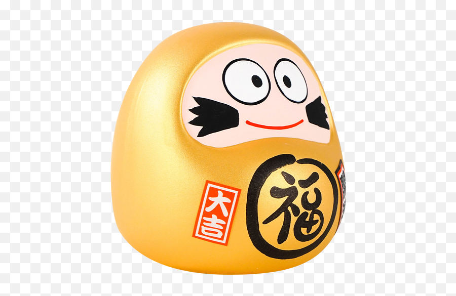 Japanese Daruma Gold 325u002634h - Yamibuycom Emoji,Emoticon Japanese