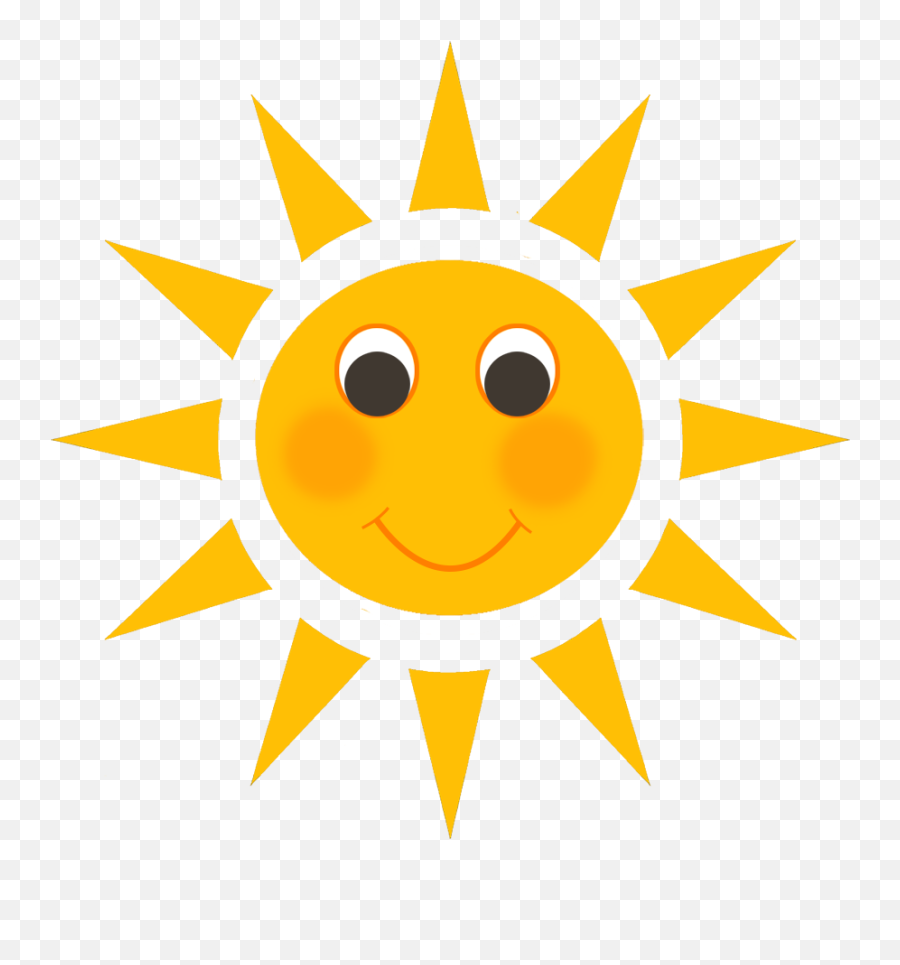 Sun Clipart - Sun Clipart Emoji,Cat Lying Down Emoticon