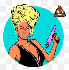 Top Mercutio Drag Act Stickers For - Rupaul Cartoon Emoji,Rupaul Emoji