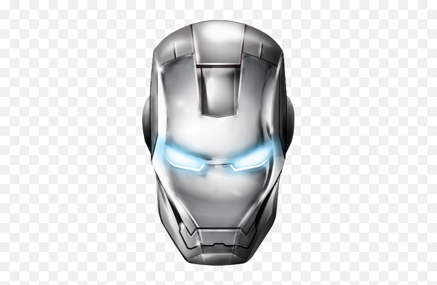 Ii Helmet War Machine Ironman Rhodey - Iron Man Silver Head Emoji,Ironman Emoji