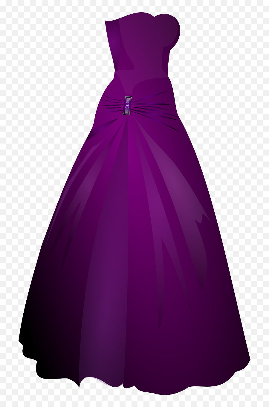 Clipart Clothes Attire Clipart Clothes - Purple Dress Clipart Emoji,Girls Emoji Nightgown