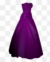 Clipart Clothes Attire Clipart Clothes - Purple Dress Clipart Emoji,Girls Emoji Nightgown