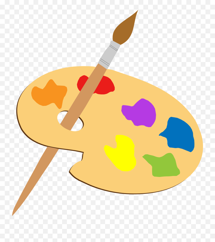 Artist Pallet - Paint Pallet Clip Art Emoji,Palette Emoji
