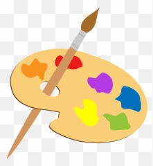Artist Pallet - Paint Pallet Clip Art Emoji,Palette Emoji