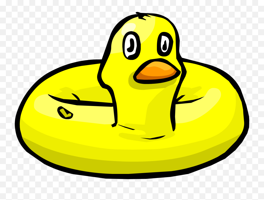 Pool Duck Png - Club Penguin Rubber Duck Transparent Rubber Duck Club Penguin Emoji,Rubber Duck Emoji