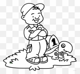 Turtle Outline Coloring Pages Fundraw - Turtle And A Boy Clipart Black And White Emoji,Grandpa Boy Ghost Emoji