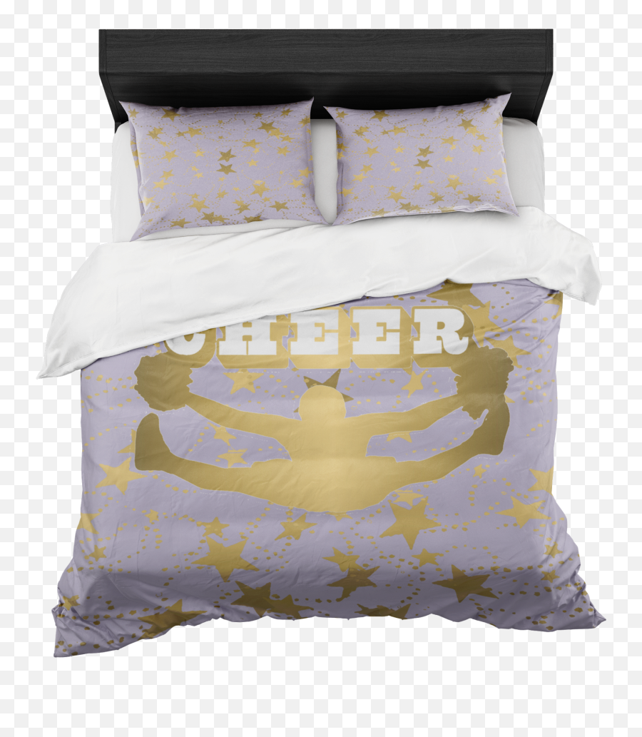Purple Duvet Duvet Bedding - Transparent Pastel Rainbow Stars Emoji,Emoji Queen Bed Set