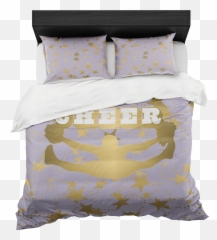 Purple Duvet Duvet Bedding - Transparent Pastel Rainbow Stars Emoji,Emoji Queen Bed Set
