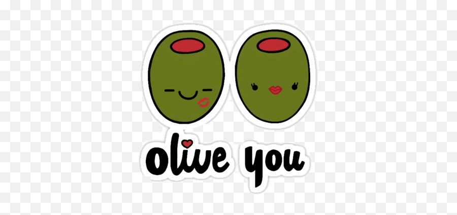 Olive Sticker - Dot Emoji,Olive Emoji