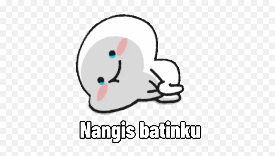 Bp Meme Seni Anime Stiker Seni - Gambar Stiker Pentol Nangis Emoji,Emoticon Nangis Bergerak