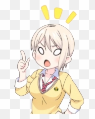 Alice Nakiri And Ryo Kurokiba Gif Emoji,Leering Emoticon