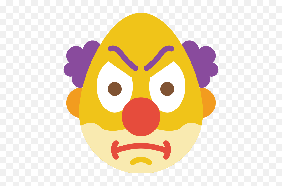 Clown - Free Smileys Icons Angry Clown Faces Clipart Emoji,Twitter Clown Emoji