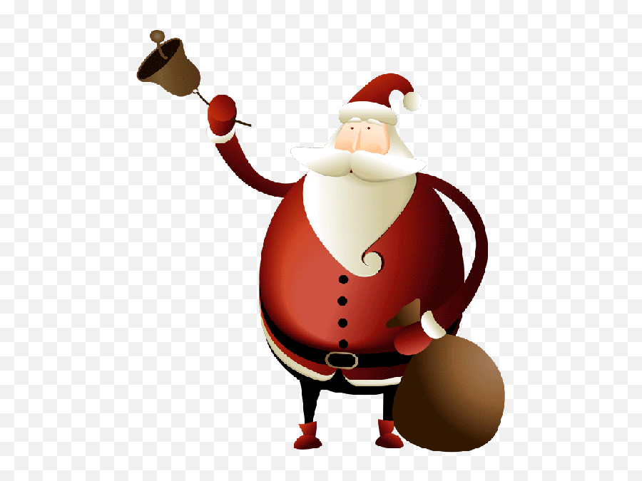 Clau Stickers For Android Ios - Santa Animated Gif Transparent Emoji,Santa Emoji Gif