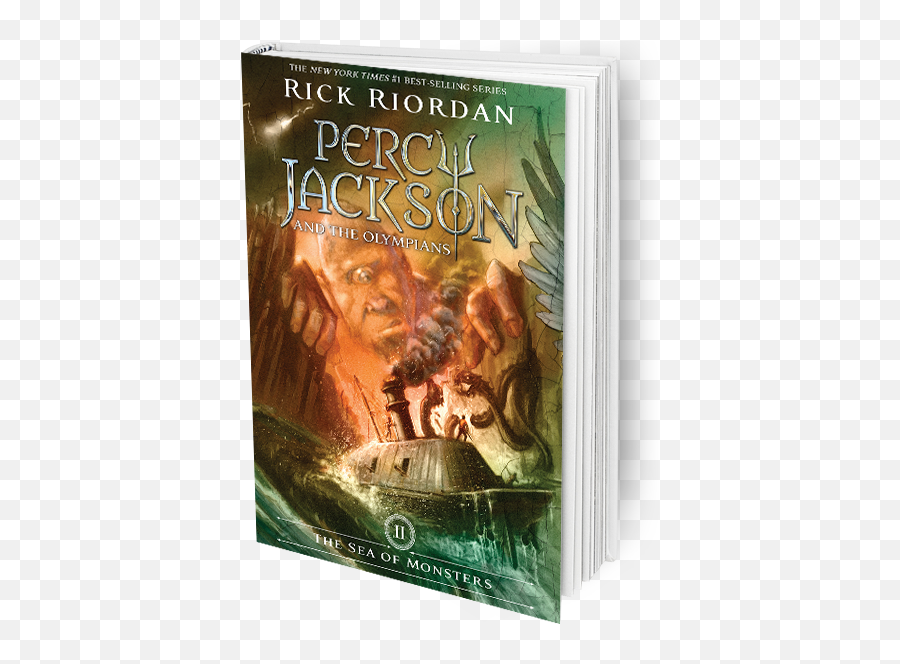 I Read For The First - Percy Jackson Sea Of Monsters Book Emoji,Monster Lightning Bolt Emoji
