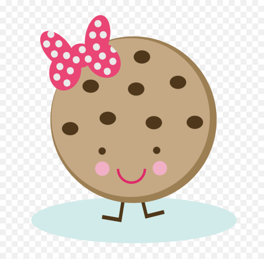 Library Of Cute Cookie Graphic Transparent Png Files - Transparent Background Cute Cookie Clipart Emoji,Psycho Kawaii Emoticon