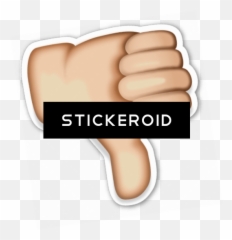 Download Hd Thumb Down Emoji - Portable Network Graphics,Down Emoji