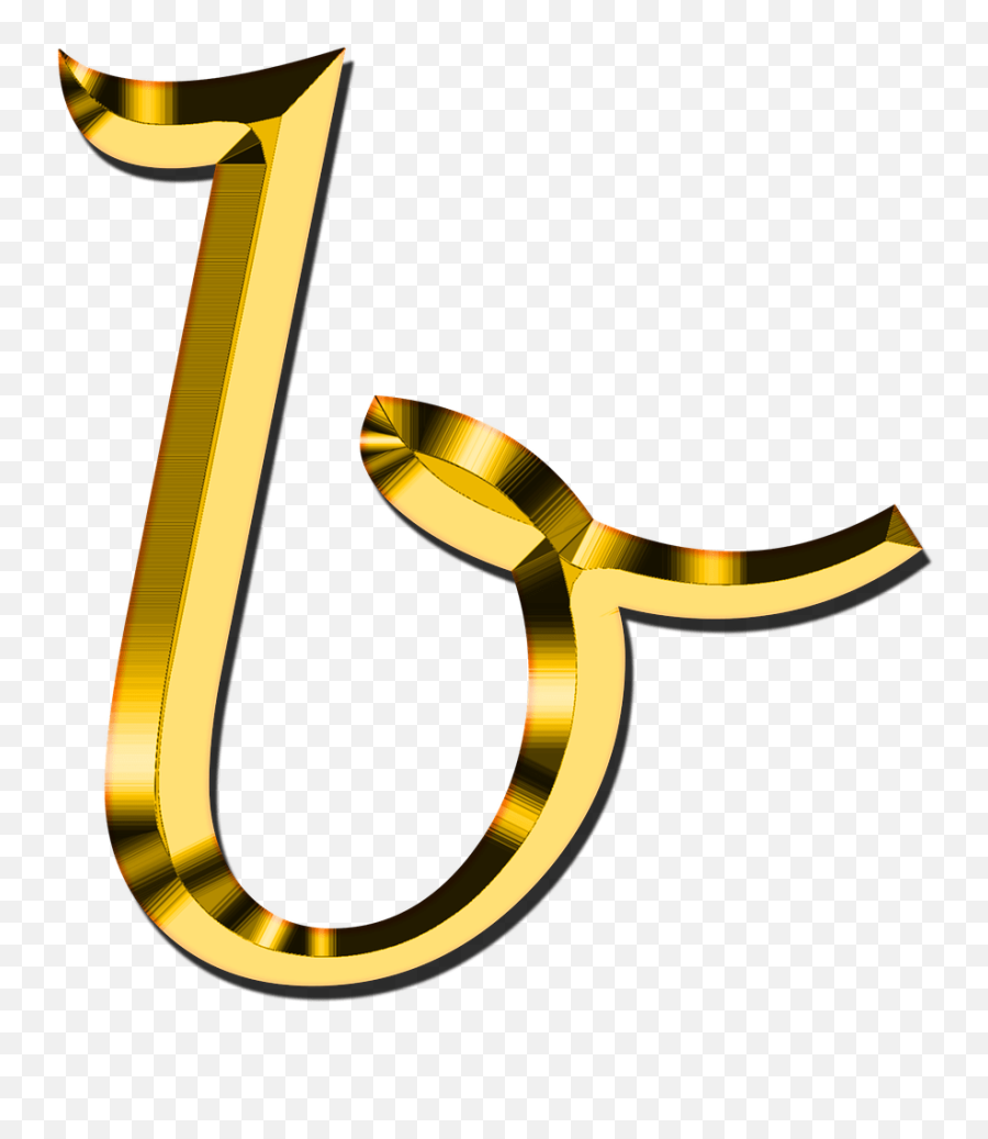 Download Free Png Small - Letterb Dlpngcom Gold Letter B Png Emoji,B Letter Emoji