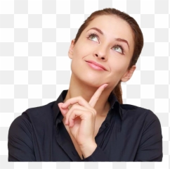Thinking Woman Png Transparent Images Png All - Thinking Woman Png Emoji,Woman Thinking Emotions;