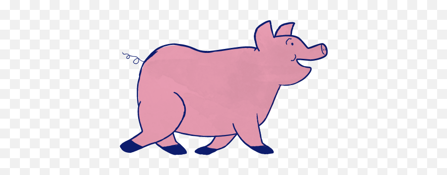 Pigs Gifs - Pig Gif Animated Emoji,Pig Emoticon Gif