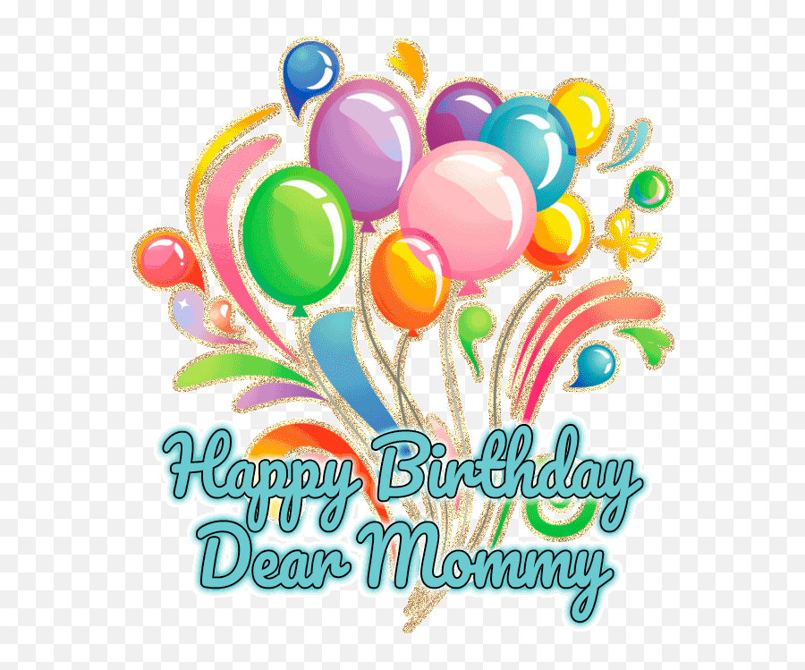 Happy Birthday Mommy Gifs - Free Birthday Gif Emoji,Happy Birthday Emoticons Free