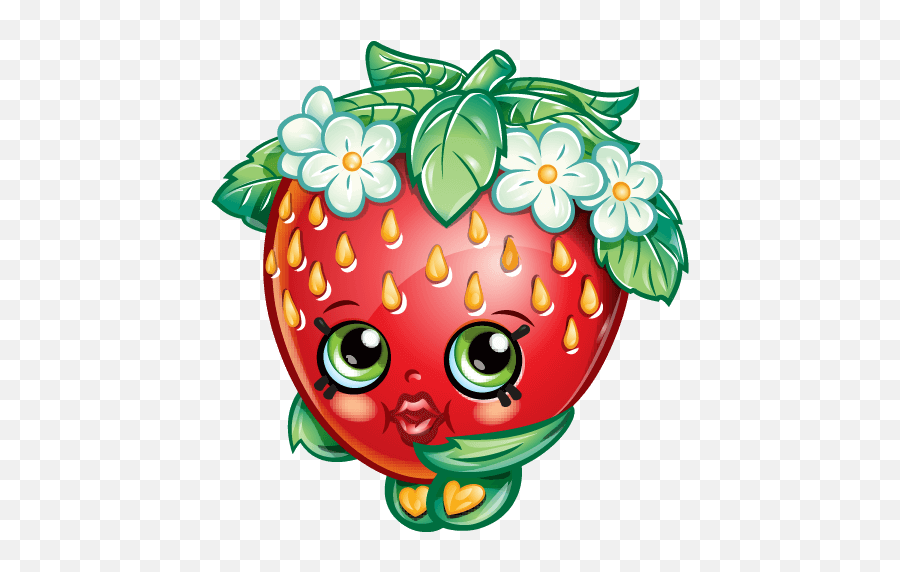 Shopkins Party Printables - Strawberry Kiss From Shopkins Emoji,Shopkins Emoji