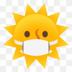 Sun - Sonne Symbol Mit Gesicht Emoji,Sunburnt Emoji