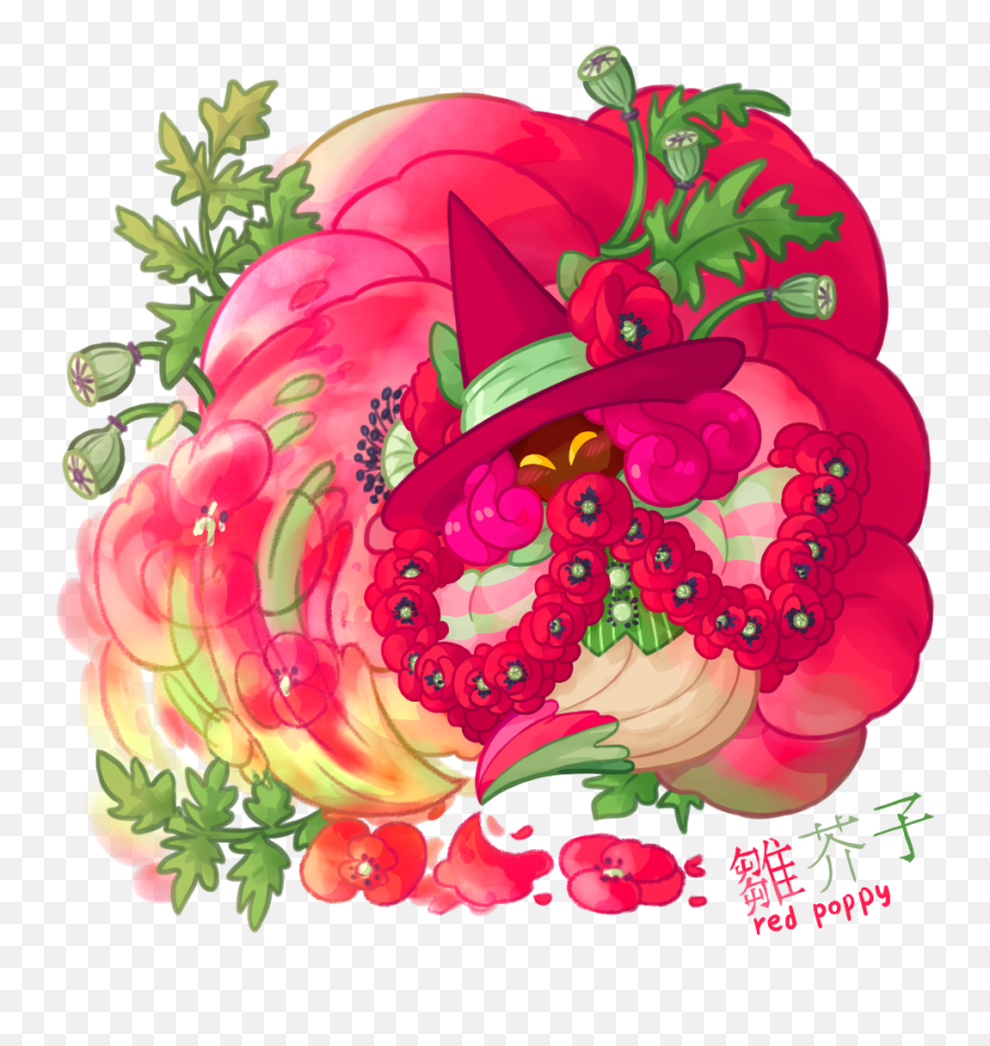 Katyahina - Floral Emoji,Right Kirby Emoji