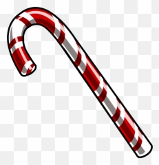Candy Cane Cane - Candy Cane Transparent Png Emoji,Candycane Emoji