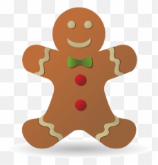 Gingerbread Man Christmas Free Icon Of Christmas Elements - Gingerbread Man Transparent Clipart Emoji,Whatsapp Emoticons Ginger