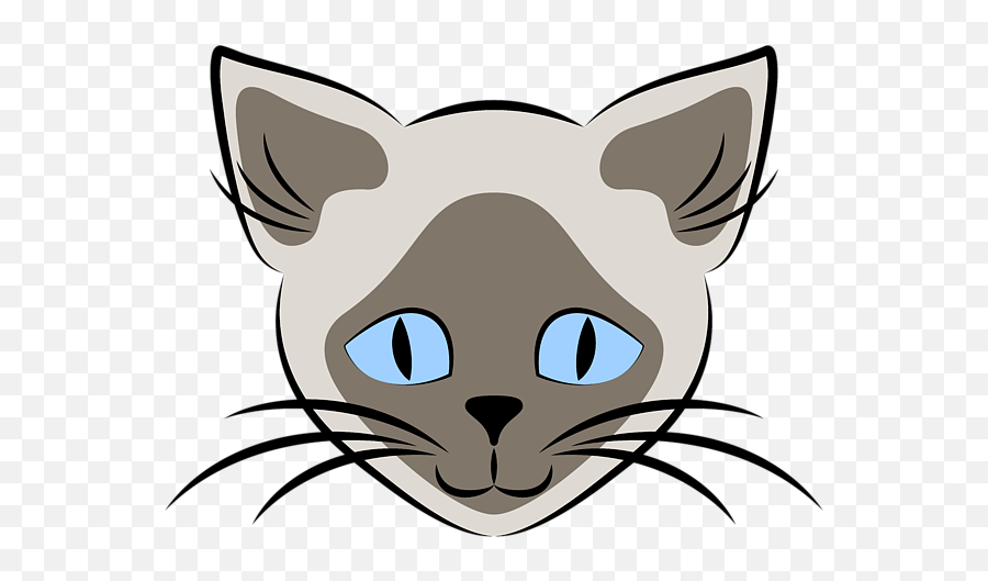 Whiskers Kitten Wildcat Domestic Short - Kumis Kucing Png Emoji,Siamese Kitty Emoticon