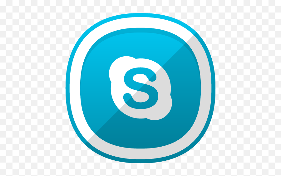 Skype Icon Free Cute Shaded Social Iconset Designbolts - Animated Skype Icon Emoji,Skype Emoji