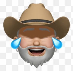 At - Costume Hat Emoji,Cowboy Emoji Paintng
